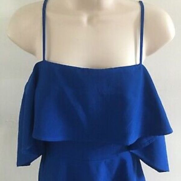 ✨ Royal Blue Off-the-Shoulder Skater Dress✨ - Picture 5 of 7